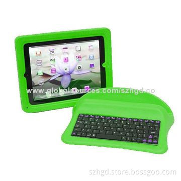Keyboard Leather Case for iPad, Available in Various Colors and Logos